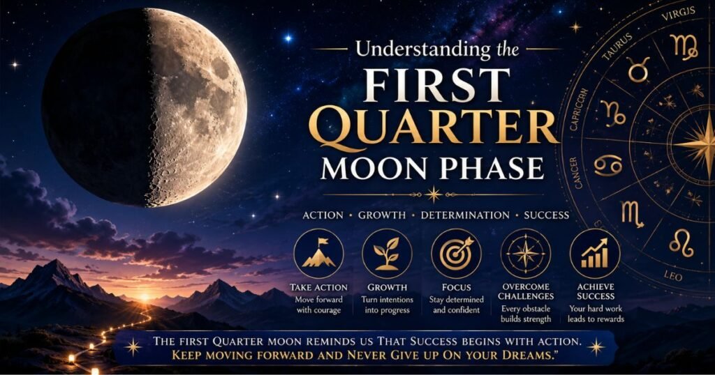 First Quarter Moon Phase